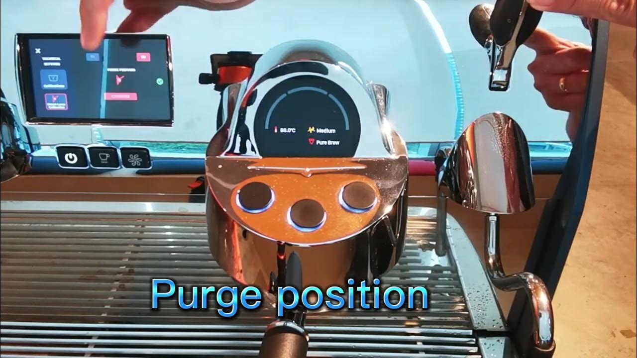 Victoria Arduino espresso coffee machine Maverick steam lever