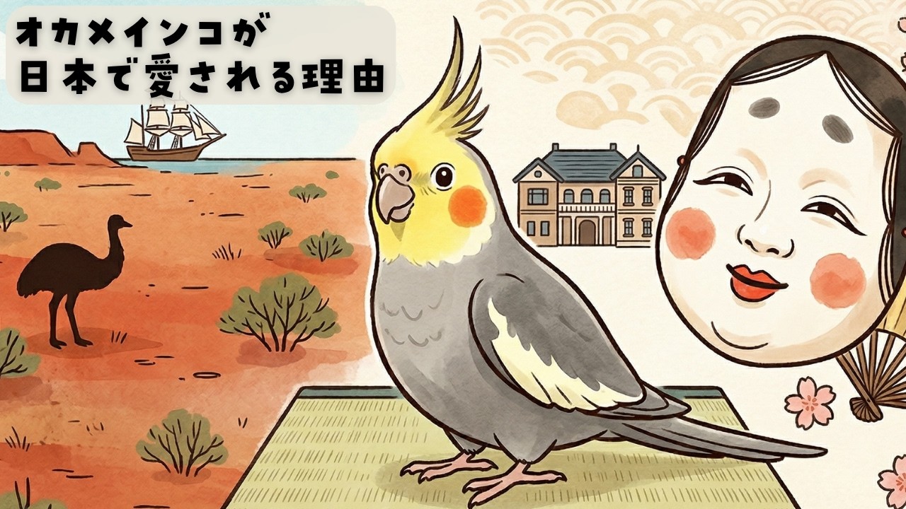オカメインコ The History of Cockatiels] How did they arrive? Why are they loved