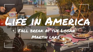 Life in America🇺🇸🇮🇳Discover the magic of lakeside living‼️Sunrise Breakfast to Campfire Night
