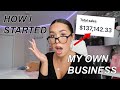 How I started my own SUCCESSFUL ONLINE BUSINESS at 16! - Business Talk ep.1 ♡ SABRINA TAM