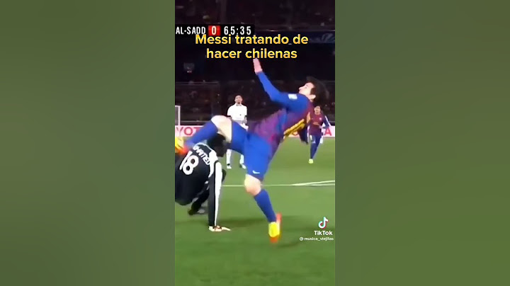MESSI TRATANDO DE HACER UNA CHILENA, HASTA QUE... - DEST1175 #shorts
