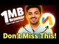 Fastest Browser Under 1MB for Android 📱 | Tiny but Powerful!