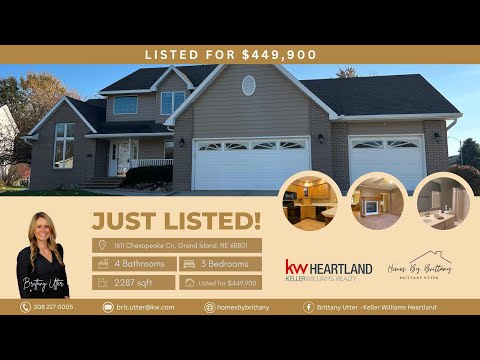 1611 Chesapeake Cir, Grand Island, NE home video tour