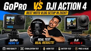 GoPro vs DJI Action 4 🔥 Best Moto Vlog Setup in 2026? 