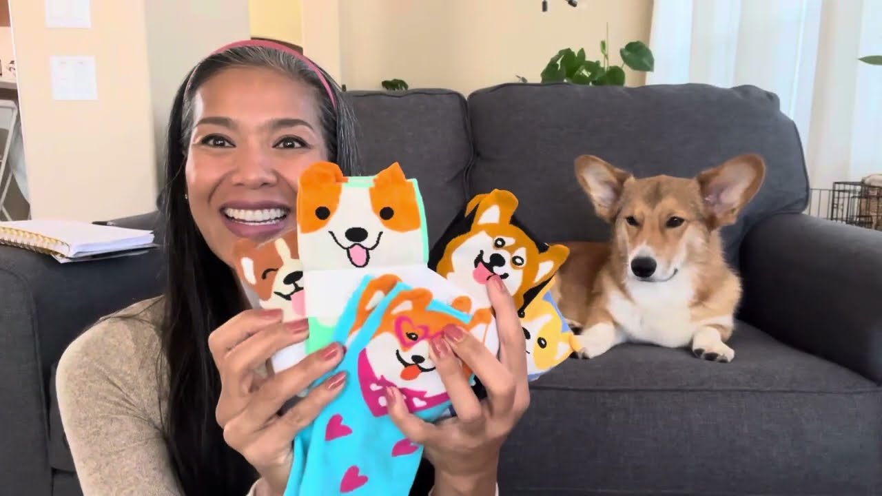 Corgi lover socks! 
