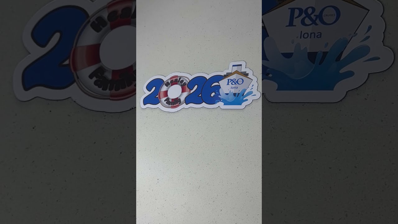 P&O Cruise Door Magnet 