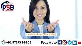 HOW TO APPLY FOR CANADA VISIT VISA || PSB INTERNATIONAL EDUCATION & IMMIGRATION SERVICES ||