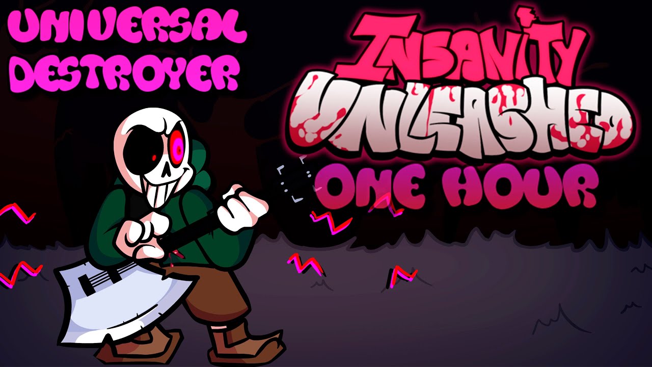 Universal Destroyer Song - Friday Night Funkin' Insanity Unleashed - [FULL SONG] (1 HOUR)
