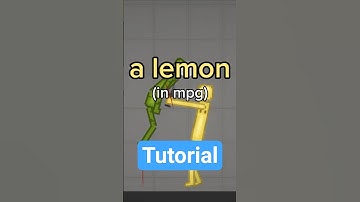 How to make a lemon in mpg #melonplayground #tutorial #edit #capcut #shorts