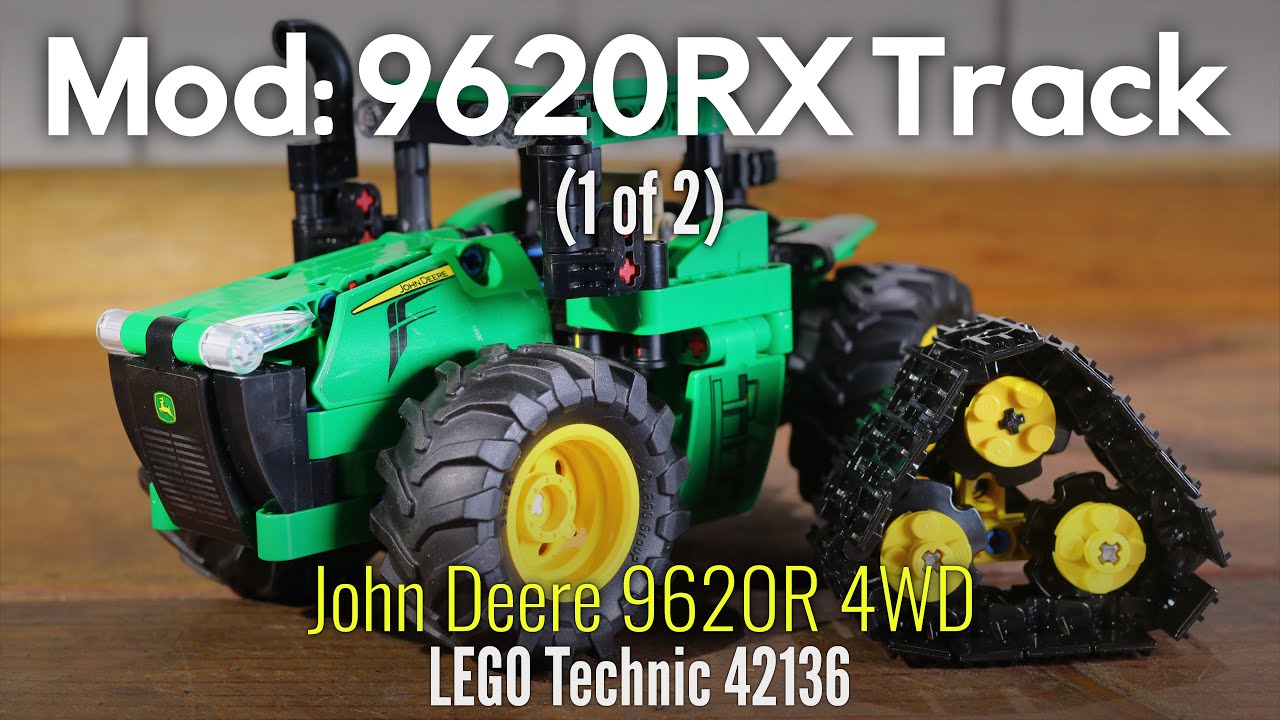 LEGO Mod: 9620RX Tracks - Version 1 of 2 on John Deere 9620R