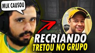 RECRIANDO TRETOU NO GRUPO KKKKKKKKKK - FJ COMENTA