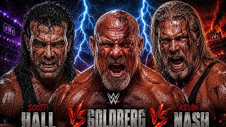 Goldberg vs Scott Hall vs Kevin Nash – nWo War 🔥