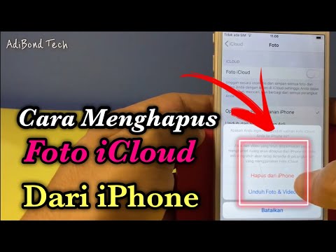 Cara menghapus foto iCloud di iPhone