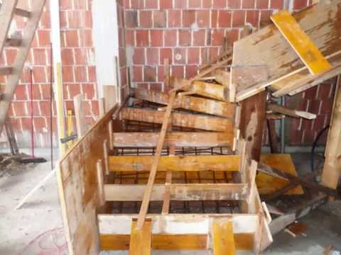 Vasbeton lépcsÅ készÃtés, beton lépcsÅ zsaluzás, beton lépcsÅ ...