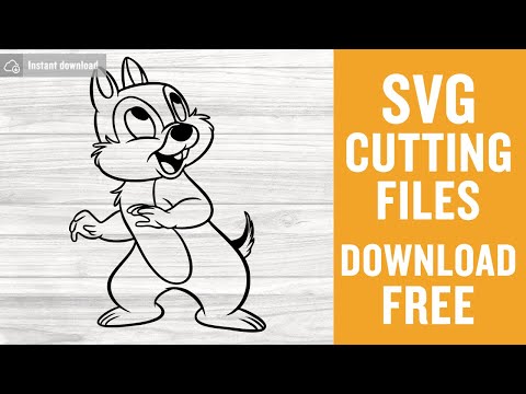 Chip And Dale Svg Free Cutting Files for Scan n Cut Free Download