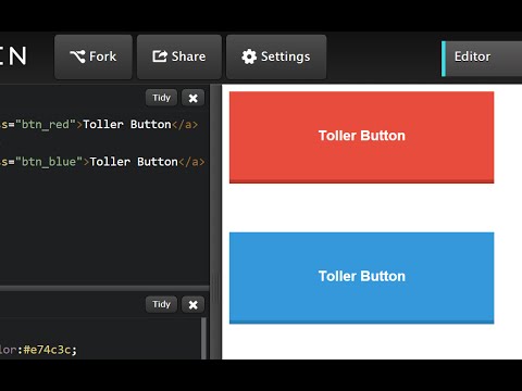  New Button im Flat Design | HTML, CSS für Anfänger