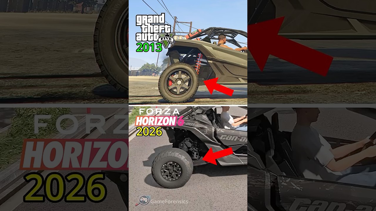 Forza Horizon 6 VS GTA 5 - Car Suspension Test