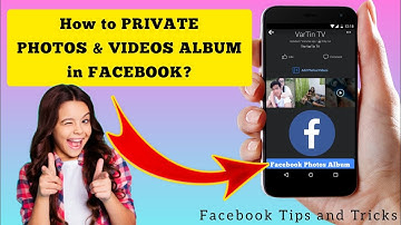 Paano mag PRIVATE ng Photo Album sa Facebook?