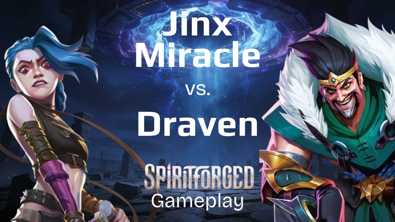 Miracle Jinx vs Draven Midrange Riftbound Spiritforged Gameplay