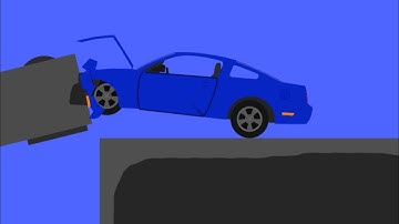 Algodoo Car Crashes & Destruction #92 | Crazy Phun Algodoo Car Destruction