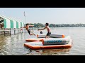 REEF Inflatable Water Mat by MISSION perfect for Lakes, Oceans, and Rivers.