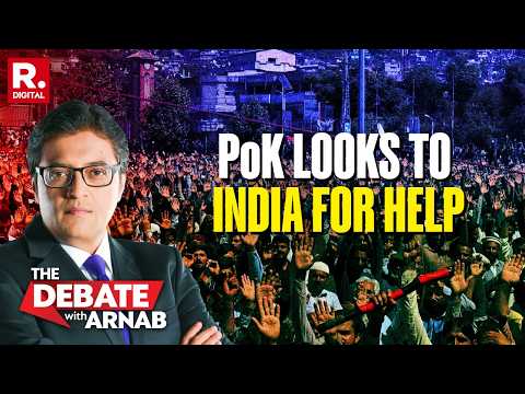 Debate With Arnab: PoK Looks For India’s Help After Pak Army Massacre But Fake Kashmiris Silent