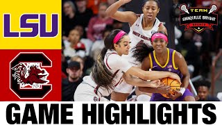 #1 South Carolina vs #9 LSU Highlights | NCAA Women's Basketball | 2024 College Basketball