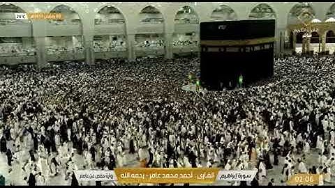 سورة ابراهيم للشيخ أحمد محمد عامر    رحمه الله