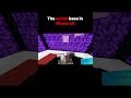 Safest Minecraft Base Ever 💀... #minecraft #shorts #gaming #bedrock #funny