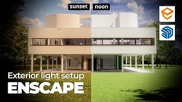 ENSCAPE LIGHTING TUTORIAL: EXTERIOR SCENE