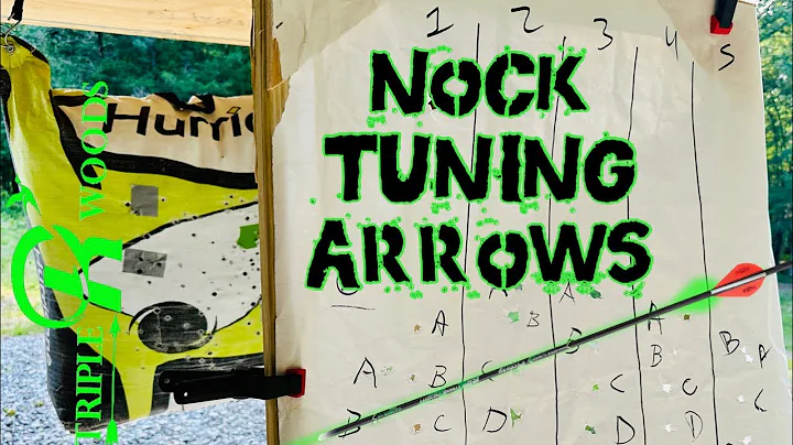 How I Nock Tune Arrows - Bow Hunting and Target Arrows - #archery #hunting #deerhunting #bowhunting