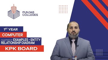 PGC lectures-Inter Part 1-KPK Board-Computer-Chapter 7 - Examples - Entity Relationship Diagram