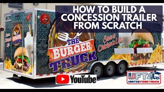 How to build a Concession Trailer from scratch in just 15 days M R Trailers How To Build A Concession Truck