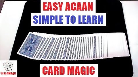 Easy Any Card At Any Number Card Trick and Tutorial