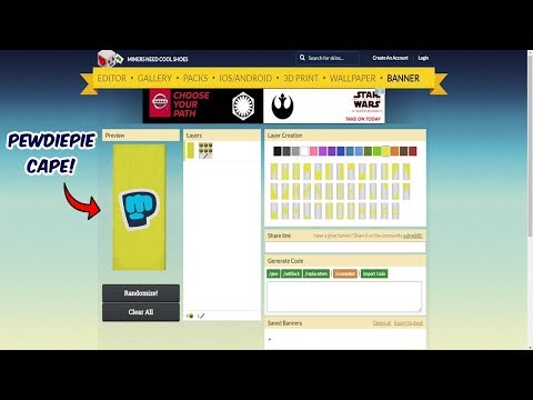 How To Get A Pewdiepie Cape In Minecraft Youtube