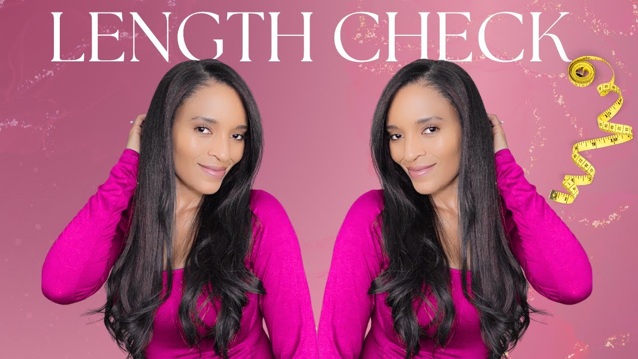 Прямые волосы. Естественный рост волос + проверка длины!!