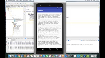 Learn to list all Sensors available on Android