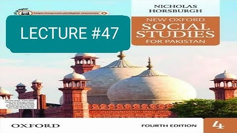 Social studies Lecture # 47 Grade-IV chapter#8