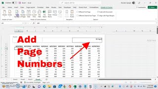 Details How to Add Page Numbers To Your Sheets In Microsoft Excel! Have Page Numbers Show Up When Printing! Update