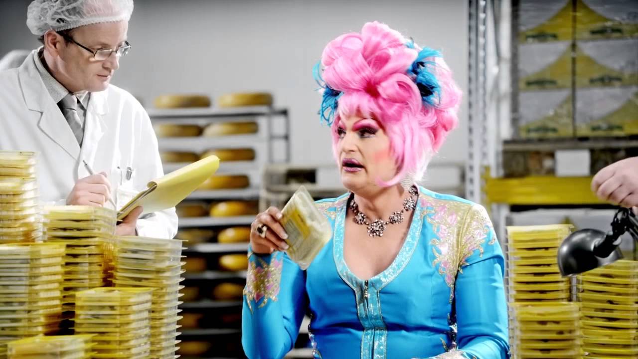 Die LEERDAMMER Kult-Werbung mit Olivia Jones