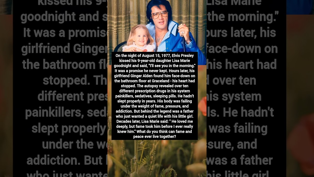 Elvis Told His Daughter, “I'll See You in the Morning”—He Never Did 💔 - YouTube