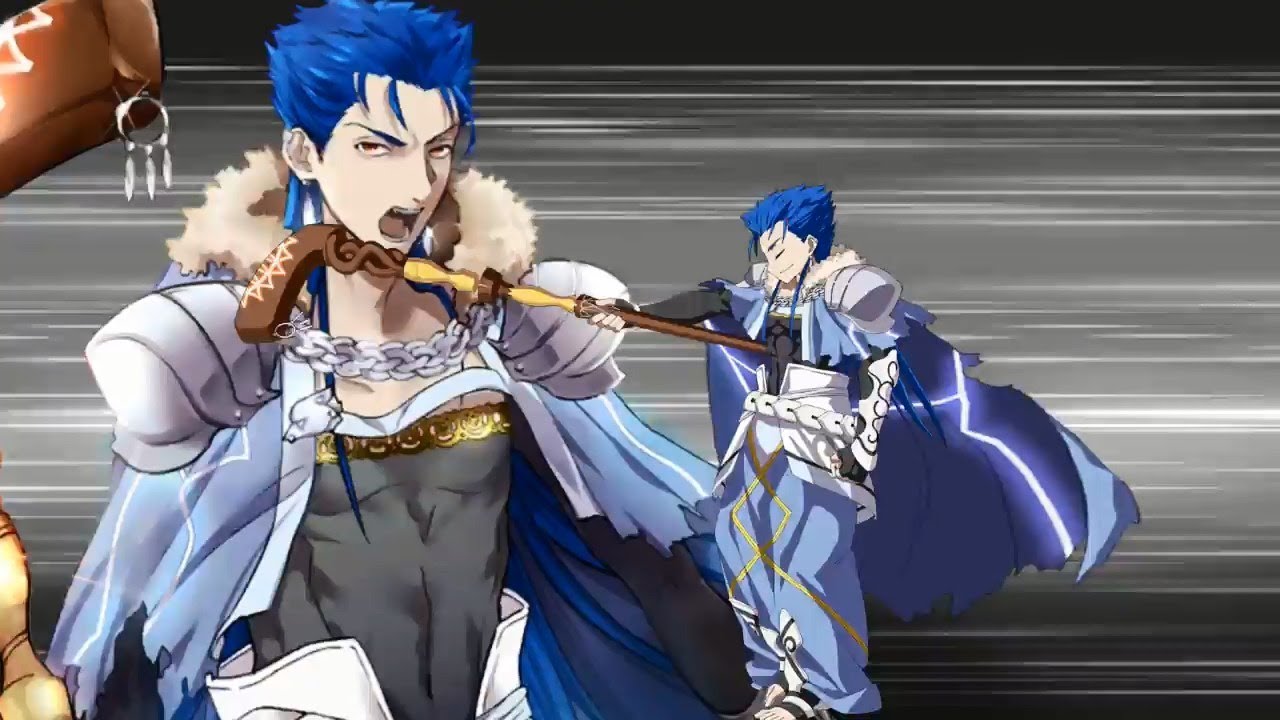 FGO Caster Cu Chulainn Noble Phantasm Animation Stage 3rd Third