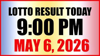 Lotto Result Today 9pm Draw May 6, 2026 Swertres Ez2 PCSO