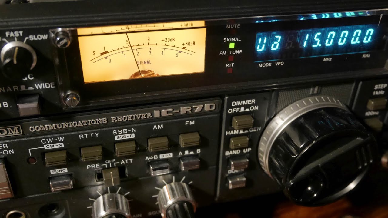 ICOM IC R70 - Der unterschätzte Kurzwellen-Empfänger ► The underestimated