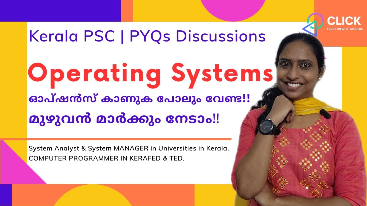 PYQs Discussion: Operating Systems | Kerala PSC Computer programmer ...