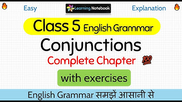 Class 5 Conjunctions | Class 5 English grammar Conjunctions