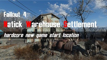 Fallout 4 Natick Warehouse Settlement by SKK