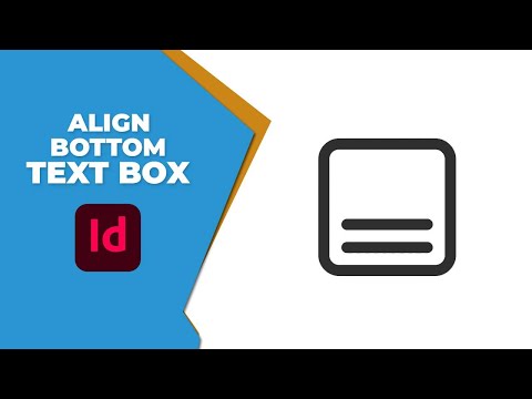 How to align text to bottom of text box in InDesign
