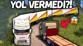 TÜRK ŞOFÖRÜNE İMKANSIZ DE OTUR İZLE !!! | 5 DORSE İLE DAR KÖPRÜDEN U DÖNÜŞÜ | ETS 2 DAF EVO WING