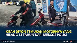 Kisah Diyon Temukan Motornya yang Hilang 14 Tahun dari Medsos Polisi, Raib saat Tutup Toko